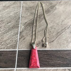 KS Bronze Veined Red Magnesite Necklace